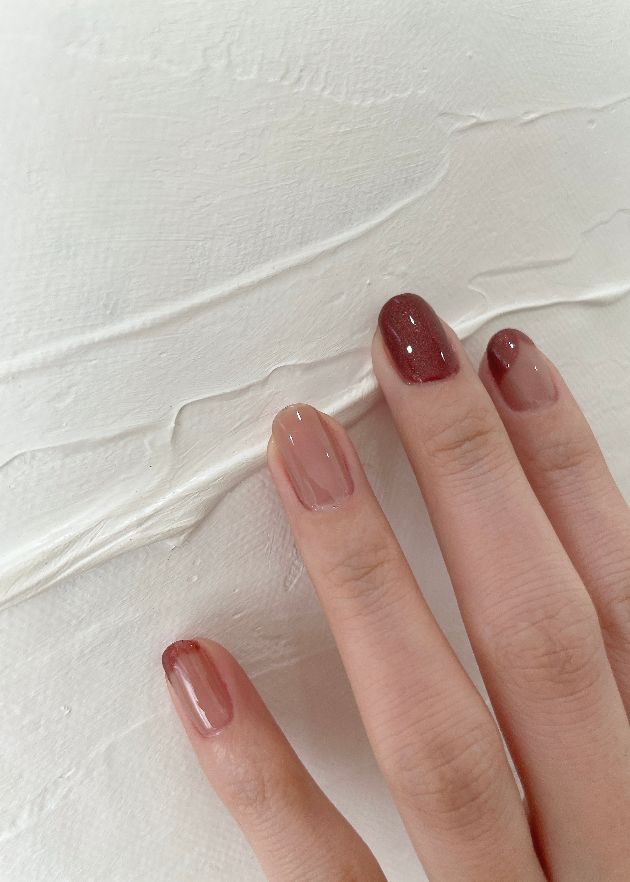 〔 ヘーゼルブレンドネイル 〕