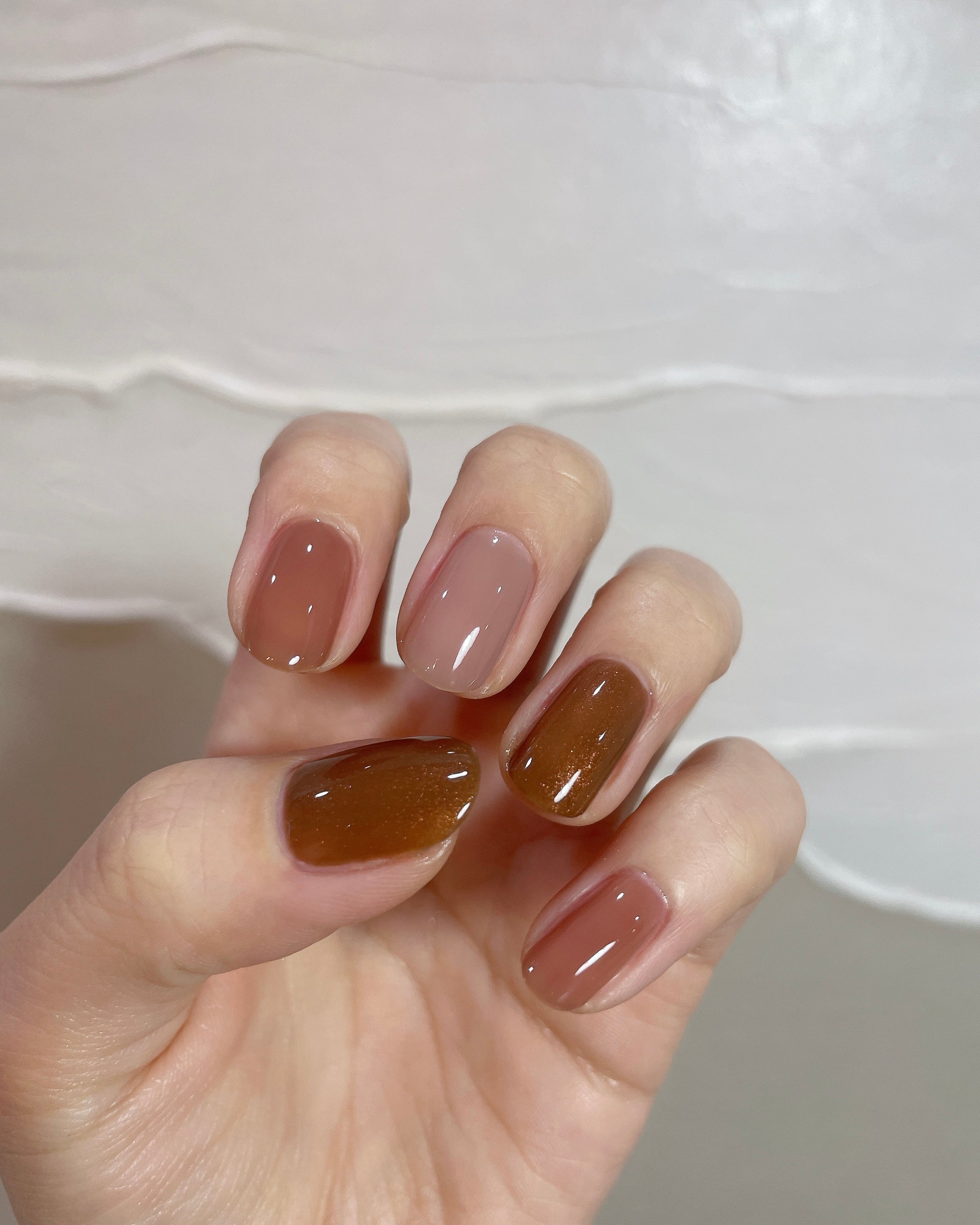 〔 ストロベリーチョコレートネイル 〕