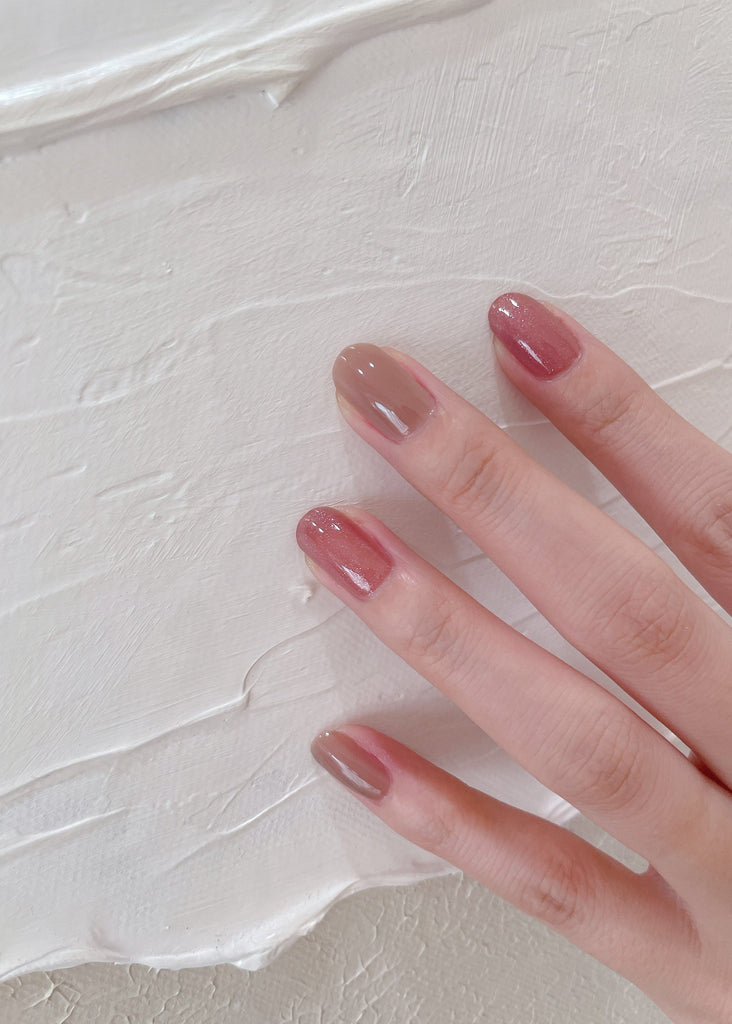 〔 ブリックピンクネイル 〕