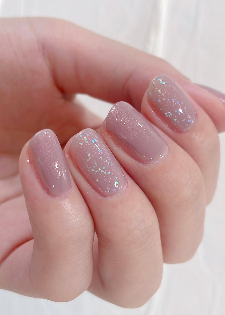 〔 ライラックヴェールネイル 〕