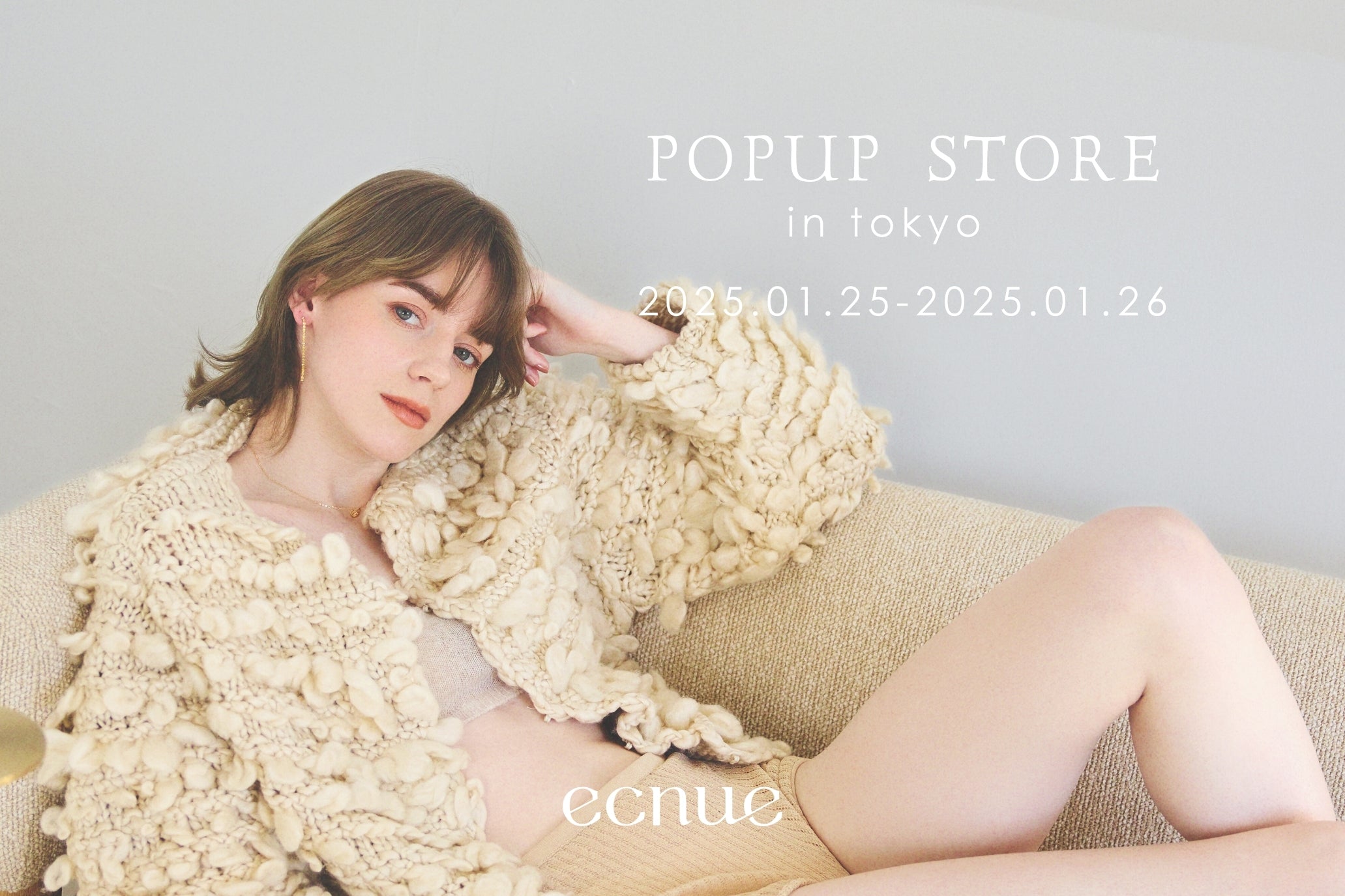 【POP UP STORE開催のお知らせ】ecnue & plume gel